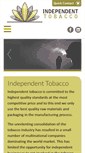 Mobile Screenshot of independenttobacco.com